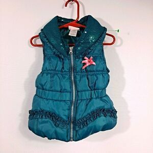 Little lass puffer vest NWOT